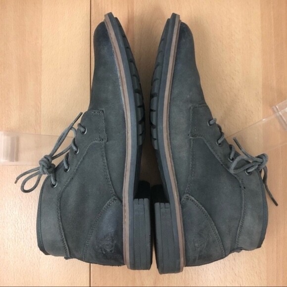 Original Penguin 07613 Melvin Chukka Boots Charcoal Suede Leather Mens Size 9 main image 4